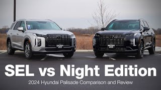 2024 Hyundai Palisade SEL vs Calligraphy Night Edition  Comparison and Review [upl. by Mauldon]