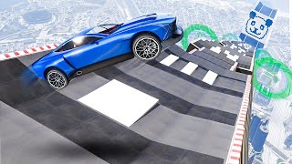 GTA 5 MEGA RAMP No Copyright Gameplay GTA Gameplay for TikTok YouTube 4001080P HD720P 60FPS [upl. by Noscire927]