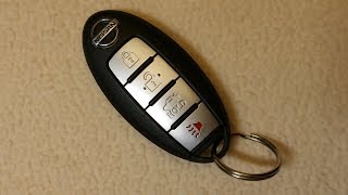 Nissan key fob battery replacement [upl. by Pryor469]