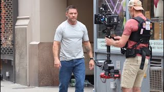 Tom Hardy Restarts Filming quotVenom The Last Dancequot After The Strikes Delayed Production In New York [upl. by Irbua]