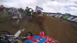 GoPro Evgeny Bobryshev FIM MXGP 2016 RD9 Talavera Spain Qualifying Lap 1 [upl. by Yleme]