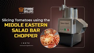 Slicing Tomatoes using the Middle Eastern Salad Bar Chopper [upl. by Robinson]