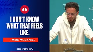 Dolphins head coach Mike McDaniel has emotional response to Tyreek Hill police incident [upl. by Lucita]