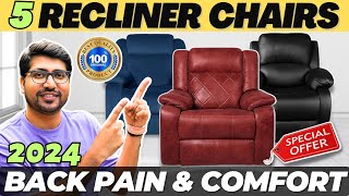 Best Recliner Chair⚡ Best Recliner Chair For Back Pain 2024⚡Best Recliners for Sleeping 2024 [upl. by Elorak849]