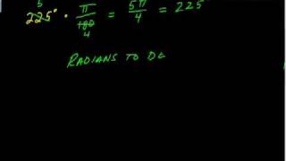 How to Change Degrees to Radians and Back [upl. by Arleyne819]