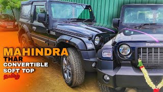 2022 Mahindra Thar Convertible Soft Top  How to Open amp Close  Tamil  Logesh Garage [upl. by Hurd428]