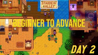 STARDEW VALLEY BEGINNER TO ADVANCE DAY 2  STARDEW VALLEY LIVE  shortlive stardewvalley [upl. by Erdrich796]