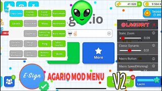 AGARIO MOD MENU IOS ESIGN Agario Mobile [upl. by Wiedmann41]