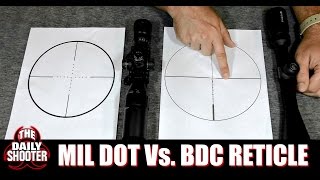 Mil Dot Vs BDC Reticle Which One Is For You [upl. by Nilyram17]