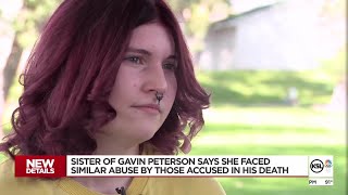 Sister of Gavin Peterson says she faced similar abuse by those accused in his death [upl. by Sherer115]