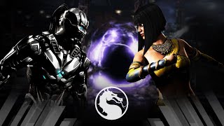 Mortal Kombat X  Triborg Smoke Vs Tanya Very Hard [upl. by Ainoyek]