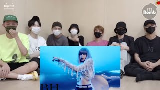 BTS Reaction to Blackpink Woman song Fmv Fanmade 💜 [upl. by Willin]