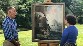 1923 Frank Schoonover Oil Painting  Best Moment  ANTIQUES ROADSHOW  PBS [upl. by Koss]