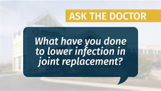 What have you done to lower infection in joint replacement [upl. by Yrotciv]