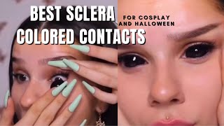 Best scleracolored contacts for Halloween and Cosplay [upl. by Iloj]