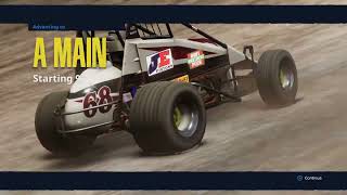 Tony Stewarts Sprint Car Racing Circle Lake Season 2 Race [upl. by Nnav773]