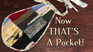 Making an 18th Century Patchwork Pocket [upl. by Iidnarb528]