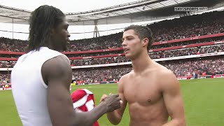 The Day Cristiano Ronaldo Destroyed Arsenal amp Adebayor [upl. by Ime817]