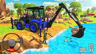 JCB 3DX BACKHOE LOADER BUS SIMULATOR INDONESIA DRIVING LIVE STREAM [upl. by Gierc]