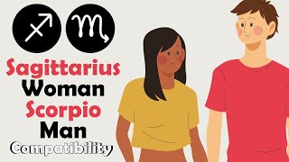 Sagittarius Woman and Scorpio Man Compatibility [upl. by Anos]