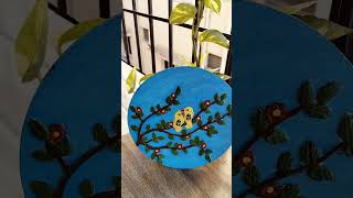 Fevicryl mouldit clay artpainting treebranchart [upl. by Brier328]