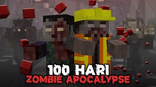 100 Hari Minecraft Zombie Apocalypse City [upl. by Alenairam]