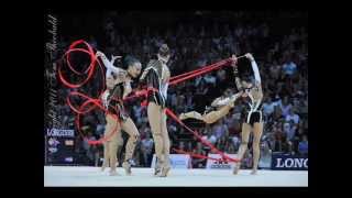 Ukraine 2 Hoops 3 Ribbons 20112012  Music EXACT CUT [upl. by Eerhs495]