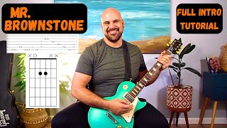 Mr Brownstone Intro  Guitar Lesson [upl. by Noremmac237]