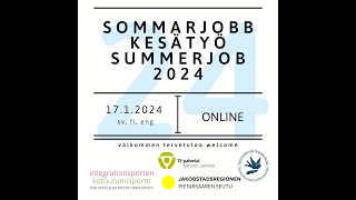 Sommarjobb 2024 [upl. by Eniahs]