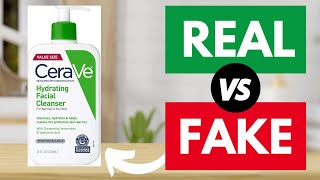 CeraVe hydrating cleanser real vs fake  IMPORTANT Things To Know [upl. by Sivatnod291]