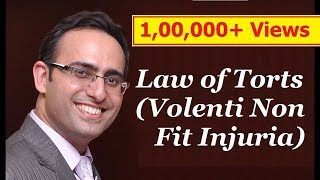 Law of Torts Video3 Volenti Non Fit Injuria  LLb [upl. by Blockus]