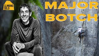 Alex Honnold Lowered Off Rope quotFree Soloquot Stars Climbing Accident  Climbing Gold Podcast [upl. by Ulric]