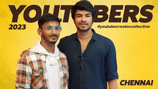 Met my fav Tamil Youtubers at Chennai youtubecreatorcollective [upl. by Hamish281]