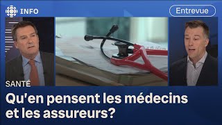 Ordonnance exigée  entrevue avec un médecin de famille et une représentante des assureurs [upl. by Ahsiemal]