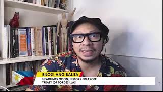 Bilog Ang Balita Treaty of Tordesillas [upl. by Anitsirt]