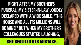 My SIL Claimed quotThis House amp Millions Are Minequot At The Funeral But Then She Realized Her Mistake… [upl. by Hardner]