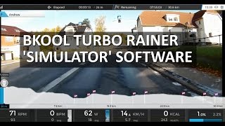 Bkool Turbo Trainer  What the VR Experience is like [upl. by Alcot412]