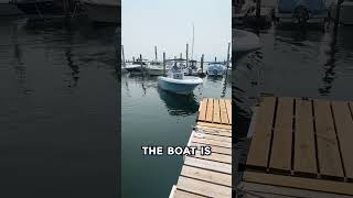 Be Confident and Decisive When Docking Boat Docking Tip from Bridge Marina PART 1 of 2 shorts [upl. by Harmon]