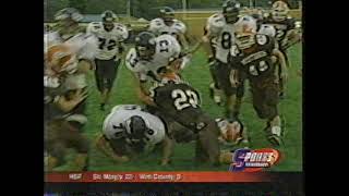 ECOL football 2003  Carrollton v Claymont [upl. by Yelbmik]