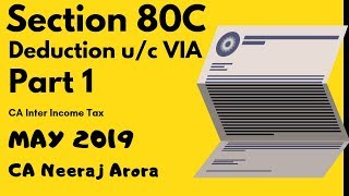 Section 80C  Deduction Revision Part 1 [upl. by Araid]