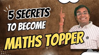 5 secrets to become a Math Topper🔥 Study tips 📚 maths exam [upl. by Ailen822]