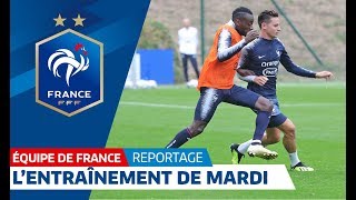 Equipe de France  Lentraînement de mardi à Clairefontaine I FFF 2018 [upl. by Alludba]