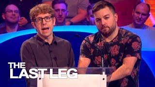 Josh and Alex Announce Theyre Splitting From Adam Hills  The Last Leg [upl. by Anaek]