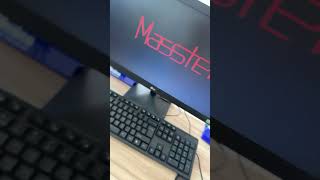 LG computer running MASSTEL [upl. by Odrawde960]