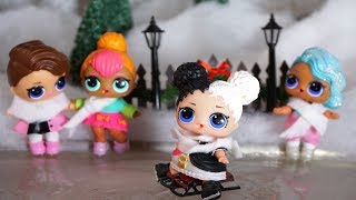 LOL SURPRISE DOLLS Go Ice Skating With POSH [upl. by Laroc]