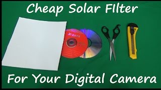 How to make a solar filter for your camera using DVDs [upl. by Sivehc]