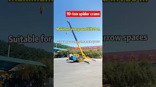 8 ton truck crane 45m 4section boom 162m full boom 61m cargo box length qu [upl. by Bright966]