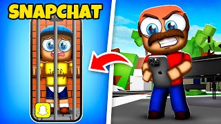 JEFFY gets ARRESTED in SNAPCHAT ROBLOX [upl. by Roanne]