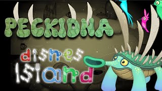 Peckidna animation Dishes island FANMADE MY SINGING Feat SoXoSer2pn [upl. by Yrmac]