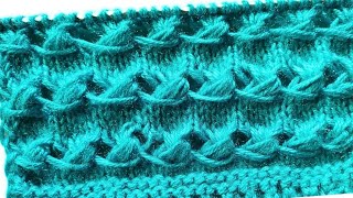 337 Easy and very beautiful knitting design  Knitting  knitting sparkle [upl. by Tnahsarp]